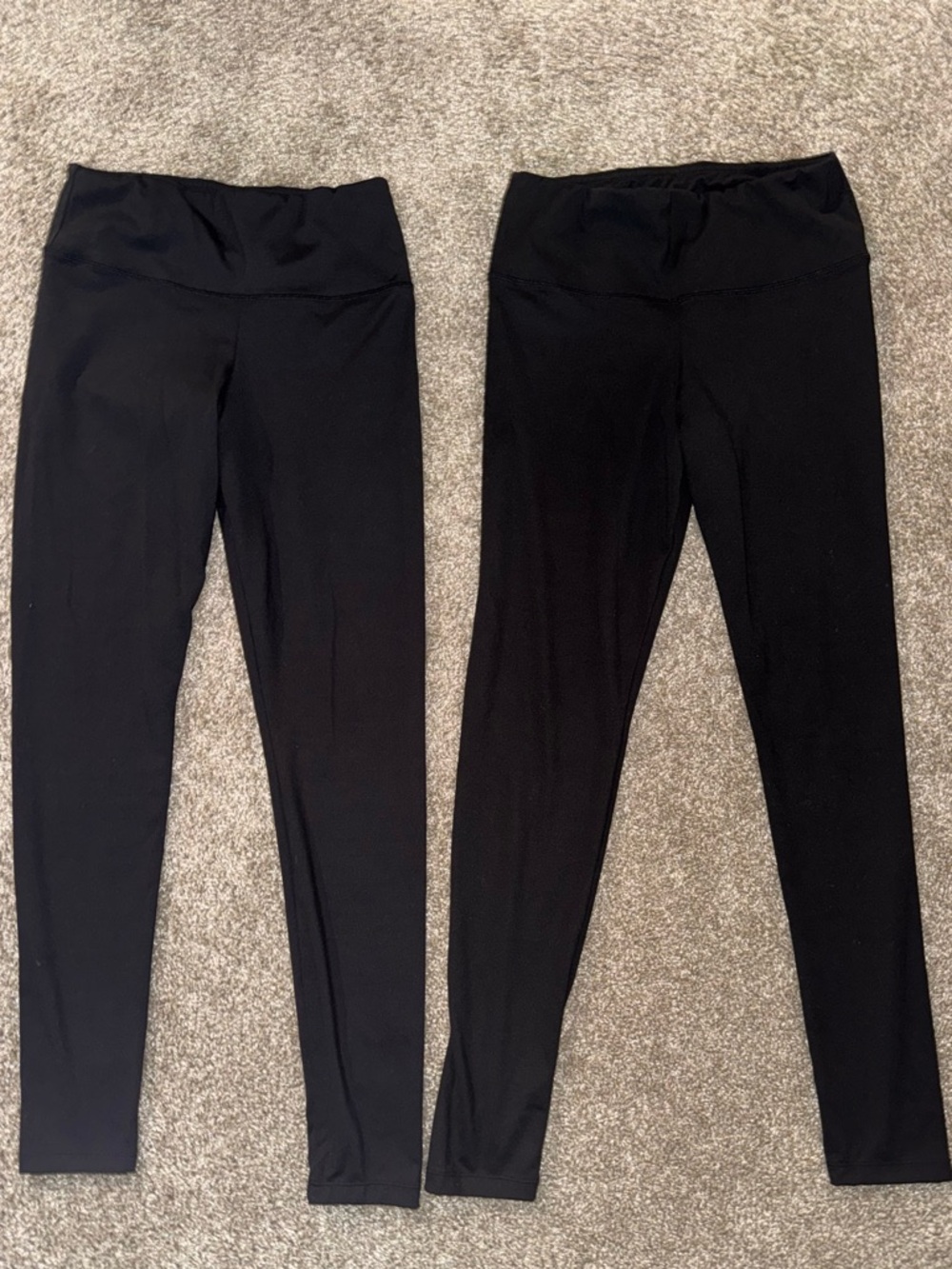 Women’s Felina Velvety Soft Leggings in black. Set of 2